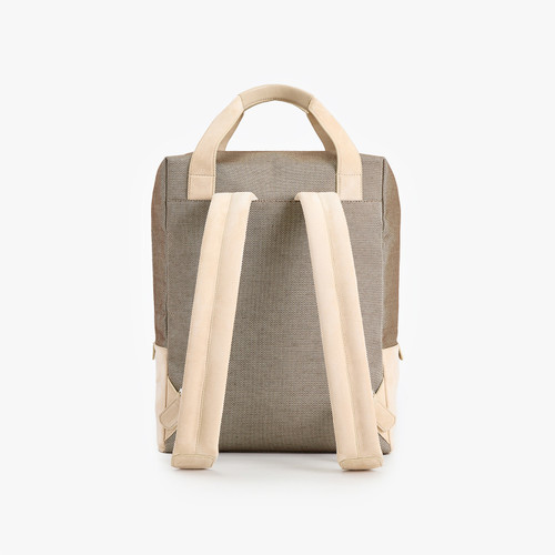 Beige backpack, "Maison ZILLI EST 1965"