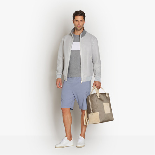 Beige backpack, "Maison ZILLI EST 1965"