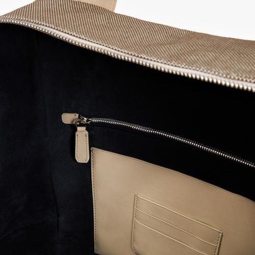 Beige backpack, "Maison ZILLI EST 1965"