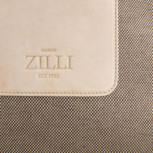 Beige backpack, "Maison ZILLI EST 1965"