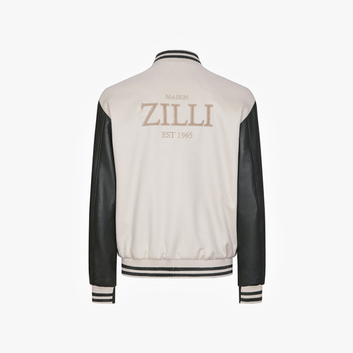 Pale fawn bomber, "Maison ZILLI EST 1965" Pale fawn bomber, "Maison ZILLI EST 1965"