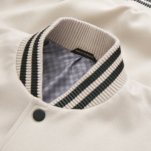 Pale fawn bomber, "Maison ZILLI EST 1965"