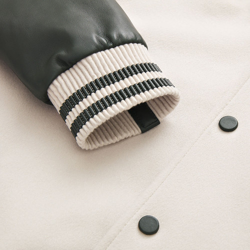 Pale fawn bomber, "Maison ZILLI EST 1965"