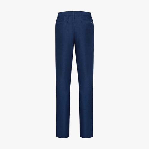 Blue royal trousers, slim fit, "ZILLI" lettering