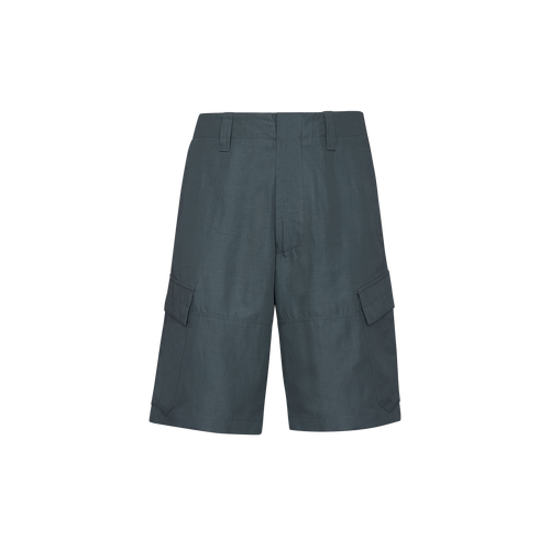 Pale khaki cargo Bermuda shorts 