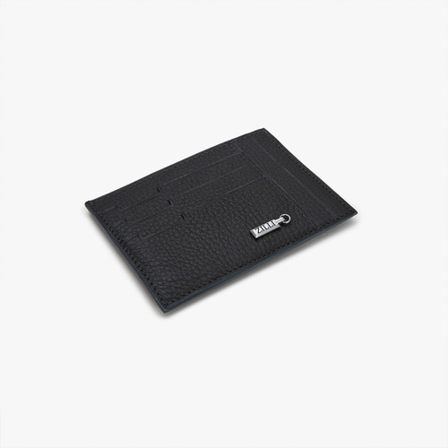 Grey anthracite deerskin CC7 GM credit card holder