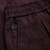 Deep cherry single pleated bermuda shorts