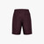 Deep cherry single pleated bermuda shorts