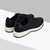 Dark navy perforated sneakers, white sole, "ZILLI" embroidery