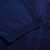 Ink blue checked zipped polo