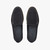 Dark navy hand stitched moccasins, beige sole