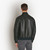 Deep military and blue reversible ROBS bomber jacket