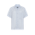 Light blue and white casual striped shirt
