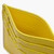 Yellow crocodile leather CC7 credit card holder