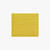 Yellow alligator leather CC7 credit card holder