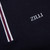 Navy blue zipped polo “ZILLI Golf”