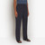 Navy blue clip-on pants
