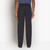 Navy blue clip-on pants