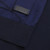 Navy blue zipped polo shirt, “Origami” design Navy blue zipped polo shirt, “Origami” design