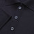 Navy blue button-down polo shirt, “Chevron Placed” design