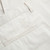 Solid color pale fawn flat-front trousers