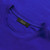Electric blue round-neck T-shirt