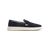 Dark navy Slip-On, honeycomb print
