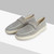 Light sage Slip-On, honeycomb print