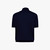“Ribbon stitching” navy blue zipped polo shirt “Ribbon stitching” navy blue zipped polo shirt