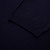Navy blue zip polo shirt, leather sideband