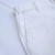 Pantalon blanc uni, ceinture semi-élastique 