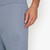 Pale blue onyx jogging shorts, "ZILLI Crest" embroidery