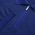 Electric blue “Fil A Fil” zipped polo shirt