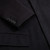 “Lyon” single-breasted coat in dark navy blue