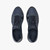 Dark navy three-material running sneakers