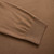Coffee "Lion Piquet" half-mock neck sweater