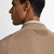 Cappuccino “Leather stitching” zipped cardigan