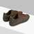 Brown “Roll Bagged Seam” sneakers