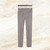 Alpaca “Piping Leather” casual trousers