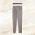 Alpaca “Piping Leather” casual trousers