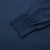 Smoke blue “Unstructured ZILLI” zipped polo shirt
