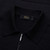 Black “Vanished Argyle” zipped polo shirt