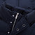 Dark navy “Coupled” down jacket removable hood