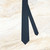 Dark navy “ZILLI Lettering” tie, 8 cm
