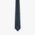 Dark navy “ZILLI Lettering” tie, 8 cm