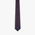 Aubergine “ZILLI Lettering” tie, 8 cm
