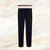 Dark navy classic “Pipping Leather” trouser