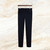 Dark navy classic “Pipping Leather” trouser