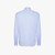 Light blue classic plain shirt "Voyageur", button-down collar