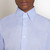 Light blue classic plain shirt "Voyageur", button-down collar